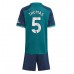 Arsenal Thomas Partey #5 Barnkläder Tredje matchtröja till baby 2023-24 Kortärmad (+ Korta byxor) Billigt